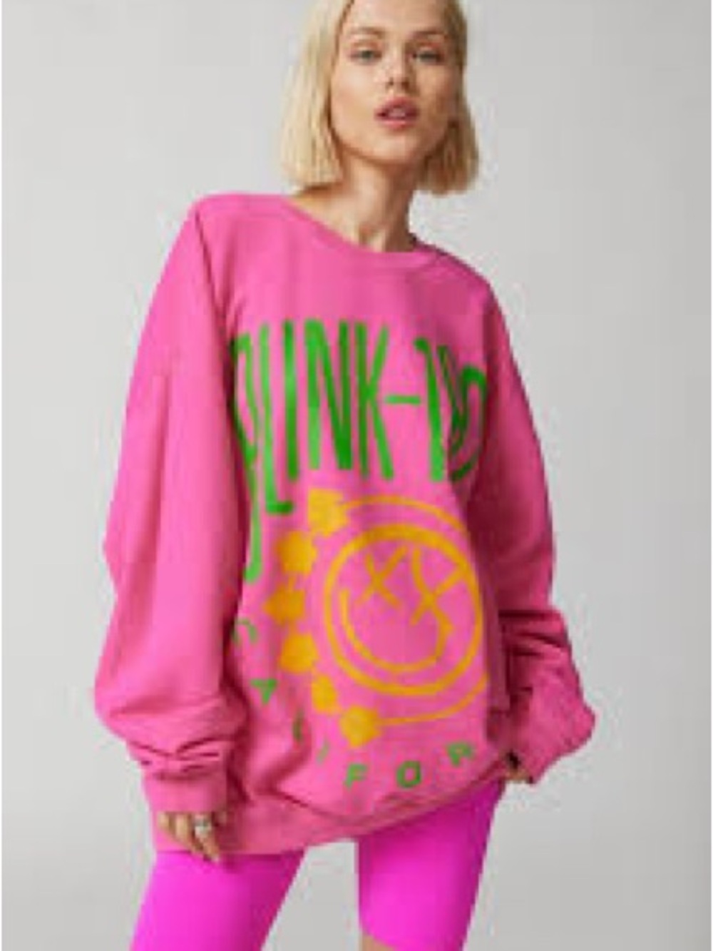 Urban Outfitters Blink 182 Punk Rock Sweatshirt Size S/M Oversized